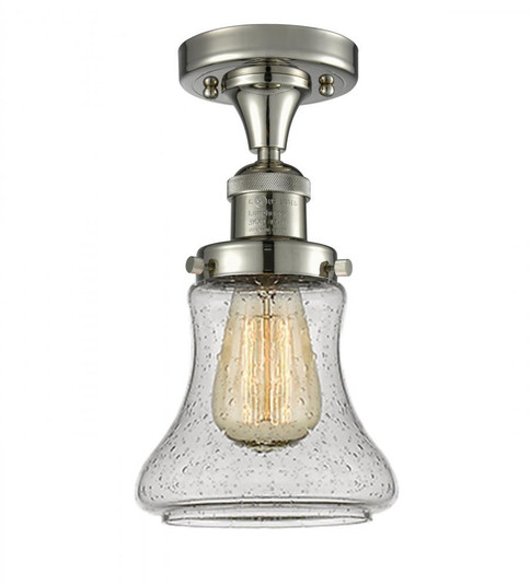 Bellmont - 1 Light - 6 inch - Polished Nickel - Semi-Flush Mount (3442|517-1CH-PN-G194)