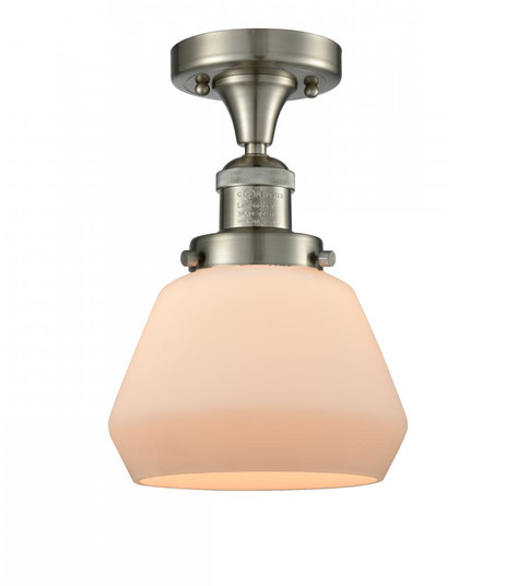 Fulton - 1 Light - 7 inch - Brushed Satin Nickel - Semi-Flush Mount (3442|517-1CH-SN-G171)