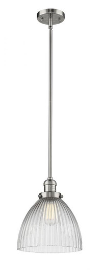 Seneca Falls - 1 Light - 10 inch - Polished Nickel - Stem Hung - Mini Pendant (3442|201S-PN-G222)