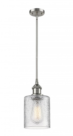 Cobbleskill - 1 Light - 5 inch - Brushed Satin Nickel - Mini Pendant (3442|516-1S-SN-G112)