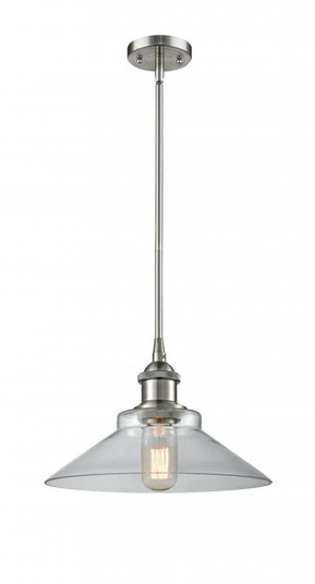 Orwell - 1 Light - 8 inch - Brushed Satin Nickel - Mini Pendant (3442|516-1S-SN-G132)