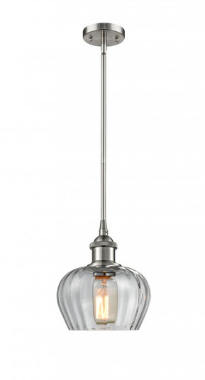 Fenton - 1 Light - 7 inch - Brushed Satin Nickel - Mini Pendant (3442|516-1S-SN-G92)