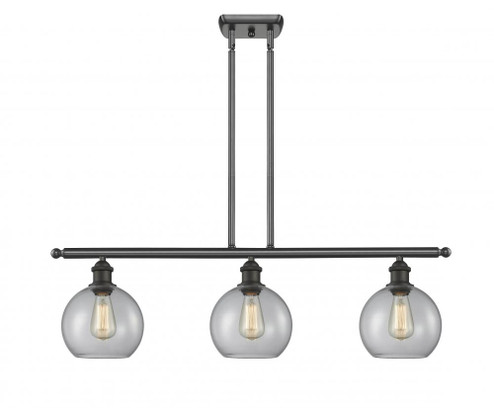 Athens - 3 Light - 36 inch - Oil Rubbed Bronze - Stem hung - Island Light (3442|516-3I-OB-G122)