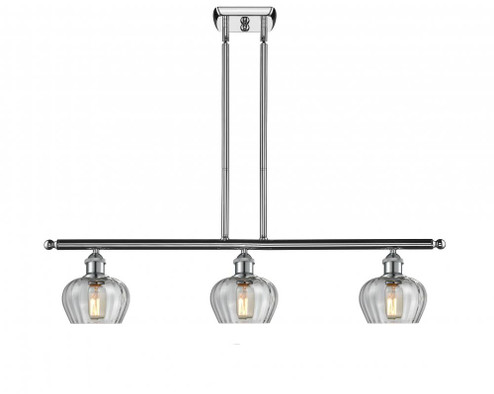 Fenton - 3 Light - 36 inch - Polished Chrome - Stem hung - Island Light (3442|516-3I-PC-G92)