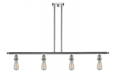 Bare Bulb - 4 Light - 48 inch - Polished Chrome - Stem hung - Island Light (3442|516-4I-PC)