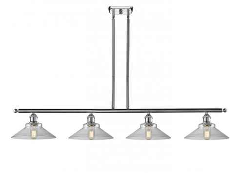 Orwell - 4 Light - 48 inch - Polished Chrome - Stem hung - Island Light (3442|516-4I-PC-G132)