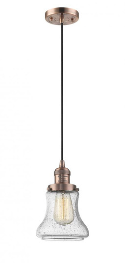Bellmont - 1 Light - 6 inch - Antique Copper - Cord hung - Mini Pendant (3442|201C-AC-G194-LED)