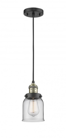 Bell - 1 Light - 5 inch - Black Antique Brass - Cord hung - Mini Pendant (3442|201C-BAB-G52-LED)