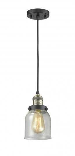 Bell - 1 Light - 5 inch - Black Antique Brass - Cord hung - Mini Pendant (3442|201C-BAB-G54-LED)