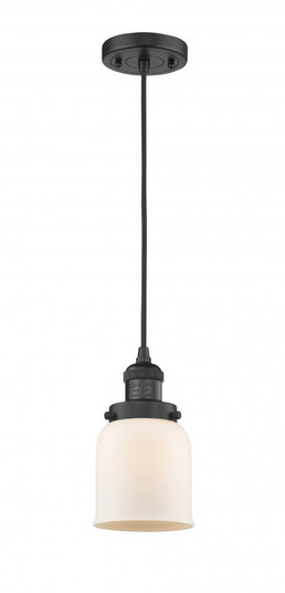 Bell - 1 Light - 5 inch - Matte Black - Cord hung - Mini Pendant (3442|201C-BK-G51)