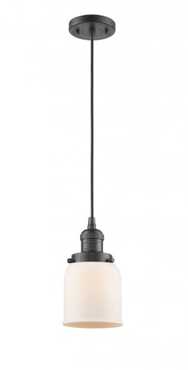 Bell - 1 Light - 5 inch - Oil Rubbed Bronze - Cord hung - Mini Pendant (3442|201C-OB-G51-LED)