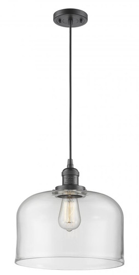Bell - 1 Light - 12 inch - Oil Rubbed Bronze - Cord hung - Mini Pendant (3442|201C-OB-G72-L)