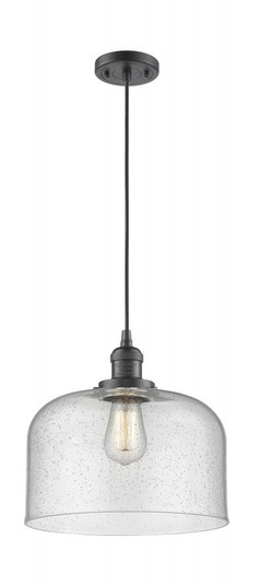 Bell - 1 Light - 12 inch - Oil Rubbed Bronze - Cord hung - Mini Pendant (3442|201C-OB-G74-L)