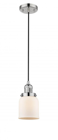 Bell - 1 Light - 5 inch - Polished Nickel - Cord hung - Mini Pendant (3442|201C-PN-G51-LED)