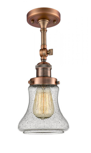 Bellmont - 1 Light - 6 inch - Antique Copper - Adjustable Semi-Flush Mount (3442|201F-AC-G194-LED)