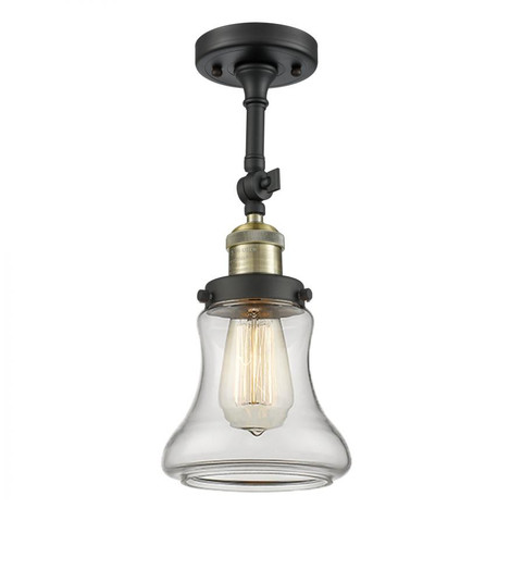 Bellmont - 1 Light - 6 inch - Black Antique Brass - Adjustable Semi-Flush Mount (3442|201F-BAB-G192)