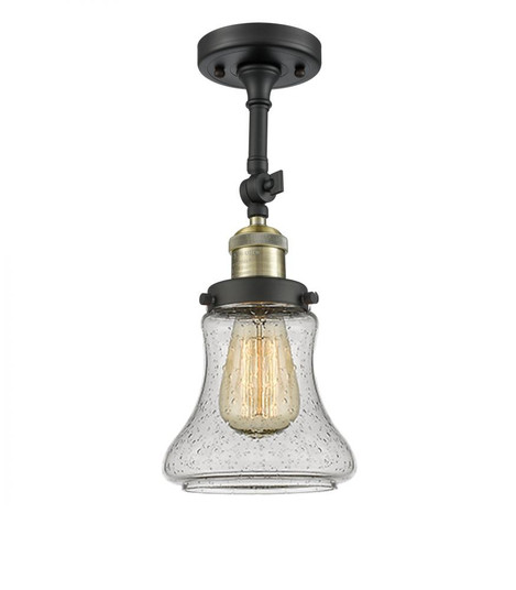 Bellmont - 1 Light - 6 inch - Black Antique Brass - Adjustable Semi-Flush Mount (3442|201F-BAB-G194-LED)