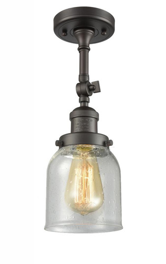 Bell - 1 Light - 5 inch - Oil Rubbed Bronze - Adjustable Semi-Flush Mount (3442|201F-OB-G54-LED)