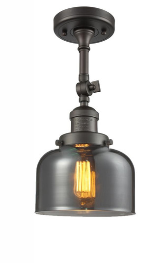 Bell - 1 Light - 8 inch - Oil Rubbed Bronze - Adjustable Semi-Flush Mount (3442|201F-OB-G73-LED)