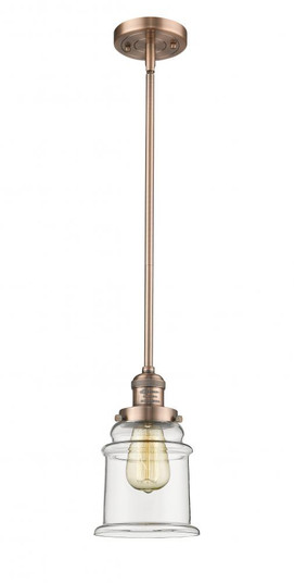 Canton - 1 Light - 7 inch - Antique Copper - Stem Hung - Mini Pendant (3442|201S-AC-G182-LED)