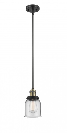Bell - 1 Light - 5 inch - Black Antique Brass - Stem Hung - Mini Pendant (3442|201S-BAB-G52)