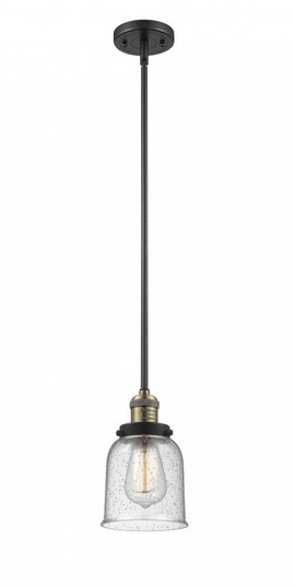 Bell - 1 Light - 5 inch - Black Antique Brass - Stem Hung - Mini Pendant (3442|201S-BAB-G54-LED)