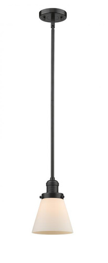 Cone - 1 Light - 6 inch - Oil Rubbed Bronze - Stem Hung - Mini Pendant (3442|201S-OB-G61-LED)