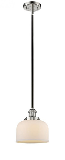 Bell - 1 Light - 8 inch - Polished Nickel - Stem Hung - Mini Pendant (3442|201S-PN-G71-LED)