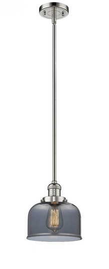 Bell - 1 Light - 8 inch - Polished Nickel - Stem Hung - Mini Pendant (3442|201S-PN-G73-LED)