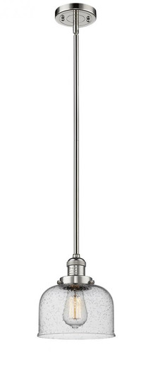Bell - 1 Light - 8 inch - Polished Nickel - Stem Hung - Mini Pendant (3442|201S-PN-G74-LED)