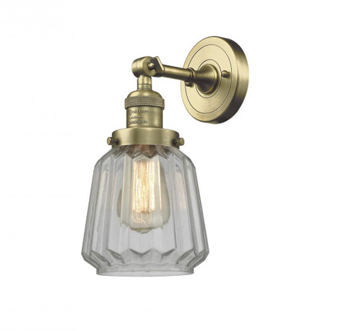 Chatham - 1 Light - 7 inch - Antique Brass - Adjustable Sconce (3442|203-AB-G142-LED)