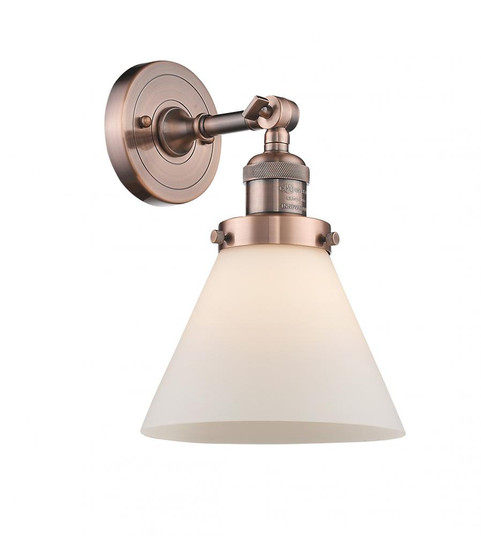 Cone - 1 Light - 8 inch - Antique Copper - Adjustable Sconce (3442|203-AC-G41-LED)