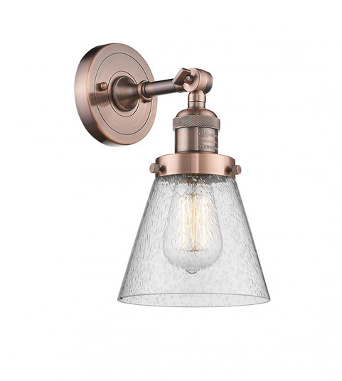 Cone - 1 Light - 6 inch - Antique Copper - Sconce (3442|203-AC-G64-LED)