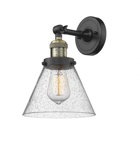Cone - 1 Light - 8 inch - Black Antique Brass - Adjustable Sconce (3442|203-BAB-G44)