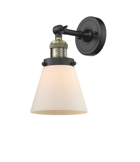 Cone - 1 Light - 6 inch - Black Antique Brass - Adjustable Sconce (3442|203-BAB-G61-LED)