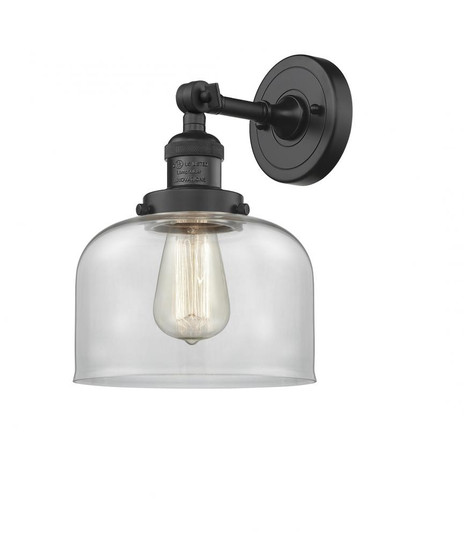 Bell - 1 Light - 8 inch - Matte Black - Adjustable Sconce (3442|203-BK-G72)