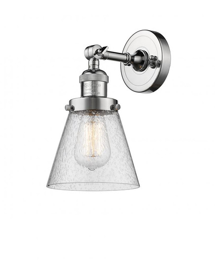 Cone - 1 Light - 6 inch - Polished Chrome - Adjustable Sconce (3442|203-PC-G64-LED)