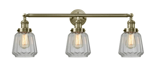 Chatham - 3 Light - 30 inch - Antique Brass - Bath Vanity Light (3442|205-AB-G142-LED)