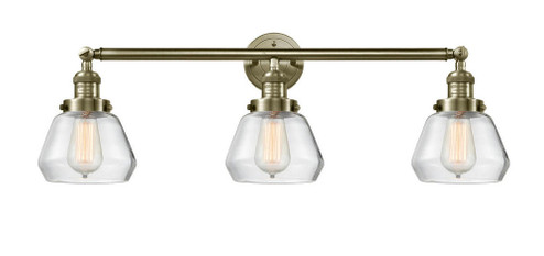 Fulton - 3 Light - 30 inch - Antique Brass - Bath Vanity Light (3442|205-AB-G172)