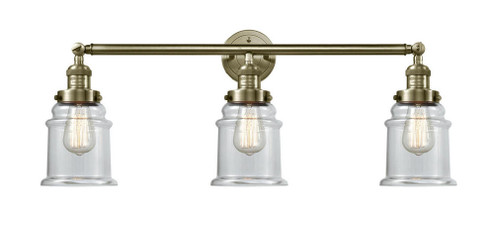 Canton - 3 Light - 30 inch - Antique Brass - Bath Vanity Light (3442|205-AB-G182)