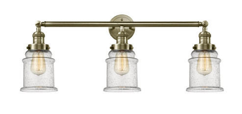 Canton - 3 Light - 30 inch - Antique Brass - Bath Vanity Light (3442|205-AB-G184-LED)