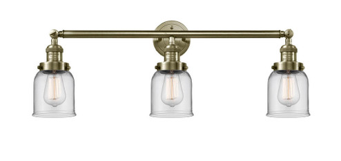 Bell - 3 Light - 30 inch - Antique Brass - Bath Vanity Light (3442|205-AB-G52-LED)