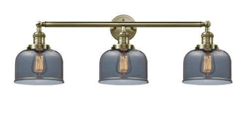 Bell - 3 Light - 32 inch - Antique Brass - Bath Vanity Light (3442|205-AB-G73-LED)