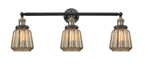 Chatham - 3 Light - 30 inch - Black Antique Brass - Bath Vanity Light (3442|205-BAB-G146)