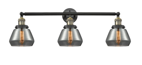 Fulton - 3 Light - 30 inch - Black Antique Brass - Bath Vanity Light (3442|205-BAB-G173)