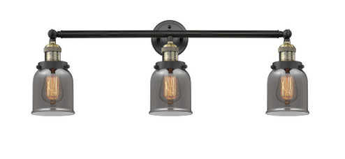 Bell - 3 Light - 30 inch - Black Antique Brass - Bath Vanity Light (3442|205-BAB-G53-LED)