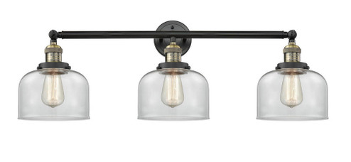 Bell - 3 Light - 32 inch - Black Antique Brass - Bath Vanity Light (3442|205-BAB-G72)