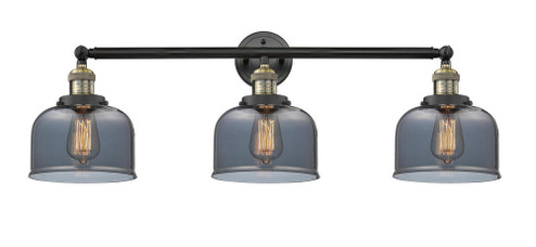 Bell - 3 Light - 32 inch - Black Antique Brass - Bath Vanity Light (3442|205-BAB-G73-LED)