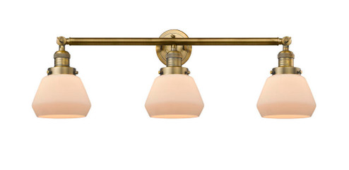Fulton - 3 Light - 30 inch - Brushed Brass - Bath Vanity Light (3442|205-BB-G171-LED)