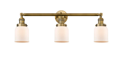 Bell - 3 Light - 30 inch - Brushed Brass - Bath Vanity Light (3442|205-BB-G51-LED)
